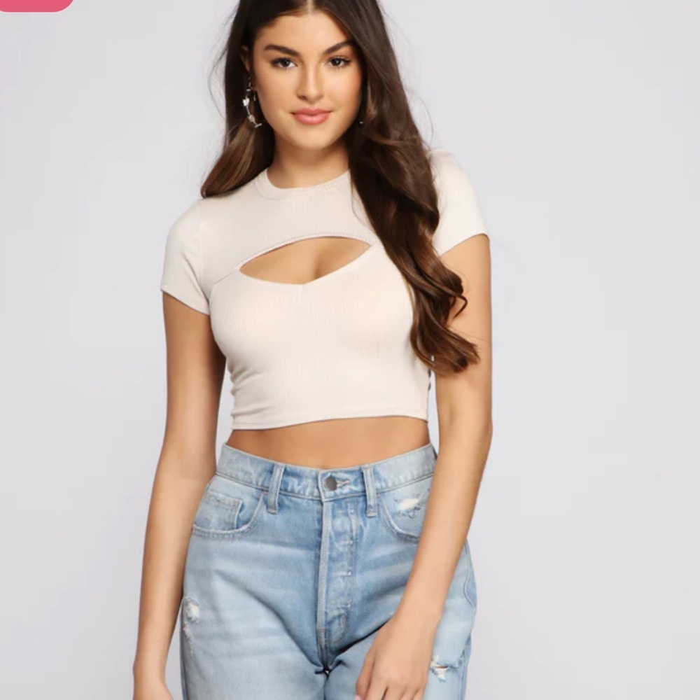 Windsor Ribbed Crop Top - Picture 2 of 2